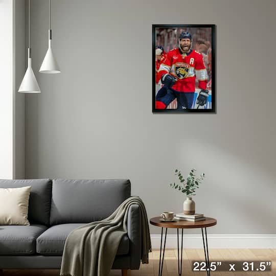 Aaron Ekblad 20" x 29" Framed Canvas Panthers 2025 Playoffs 22.5" x 31.5"